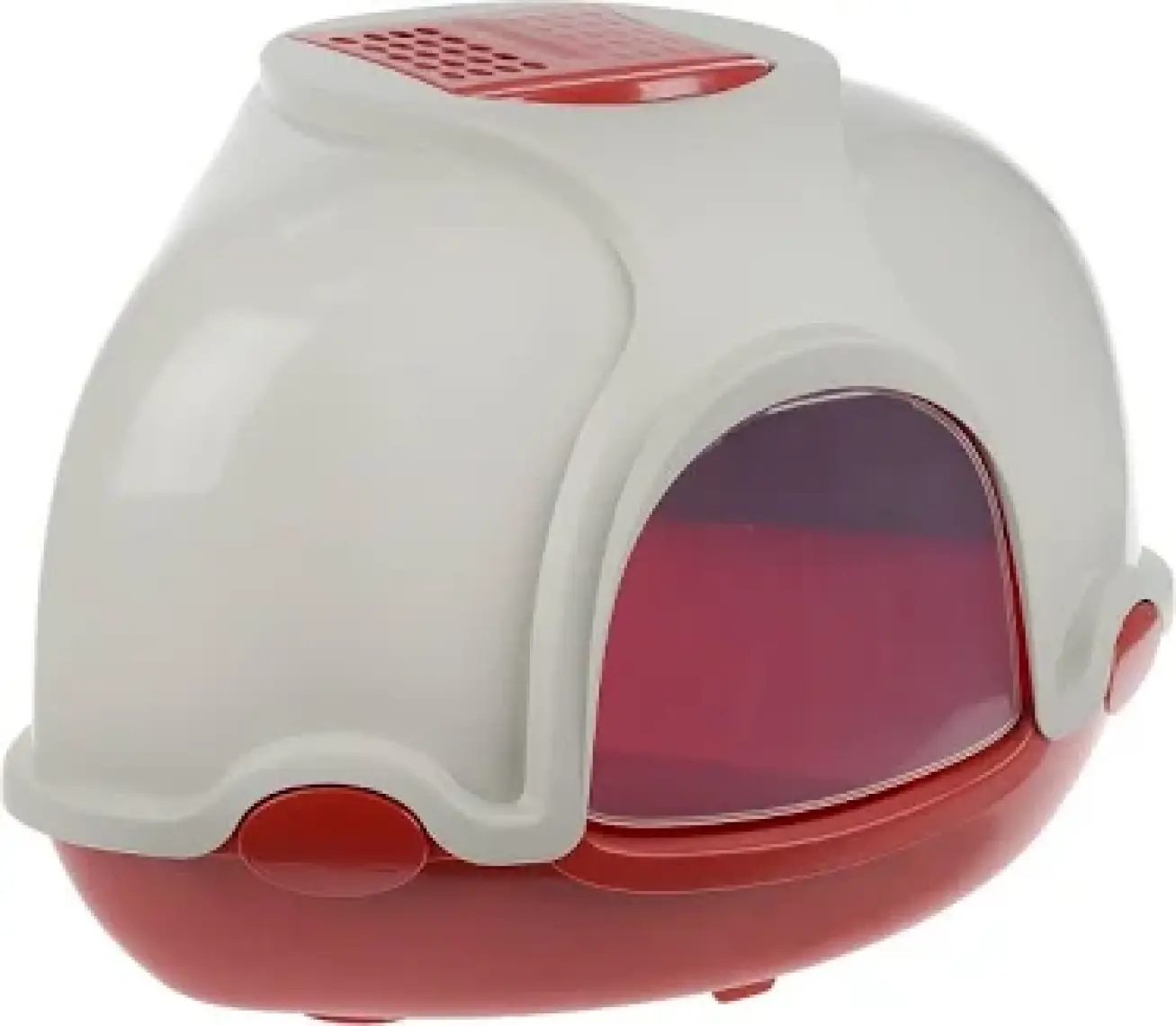 Imac Ginger Filtreli Kapalı Köşe Kedi Tuvaleti Pembe
