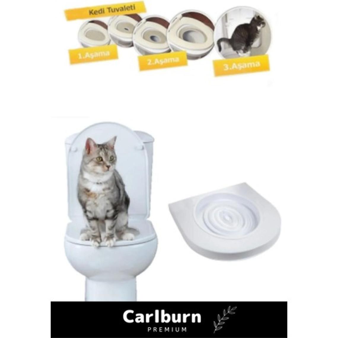 Carlburn Özel Üretim Klozet Alıştırma Kapağı Kum Kabı Wc Yavru Yetişkin Kedi Hijyenik Tuvalet Eğitim Seti