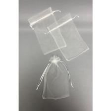 Hediyelik Boy Şeffaf Tül Kese 100 Adet (14*24cm)