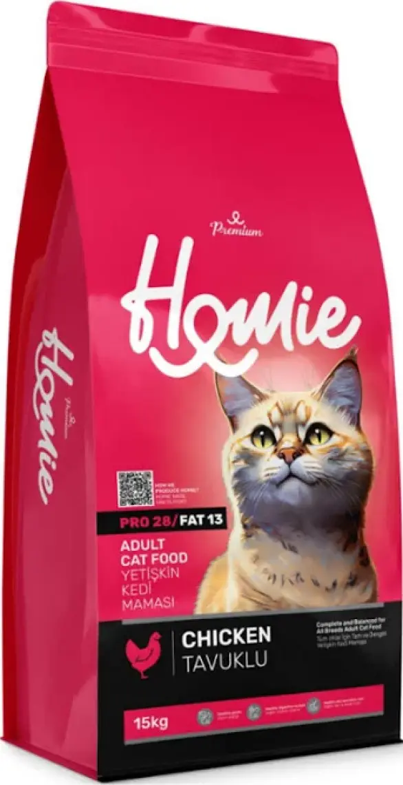 Homie Premium Tavuklu Yetişkin Kedi Maması 15 kg