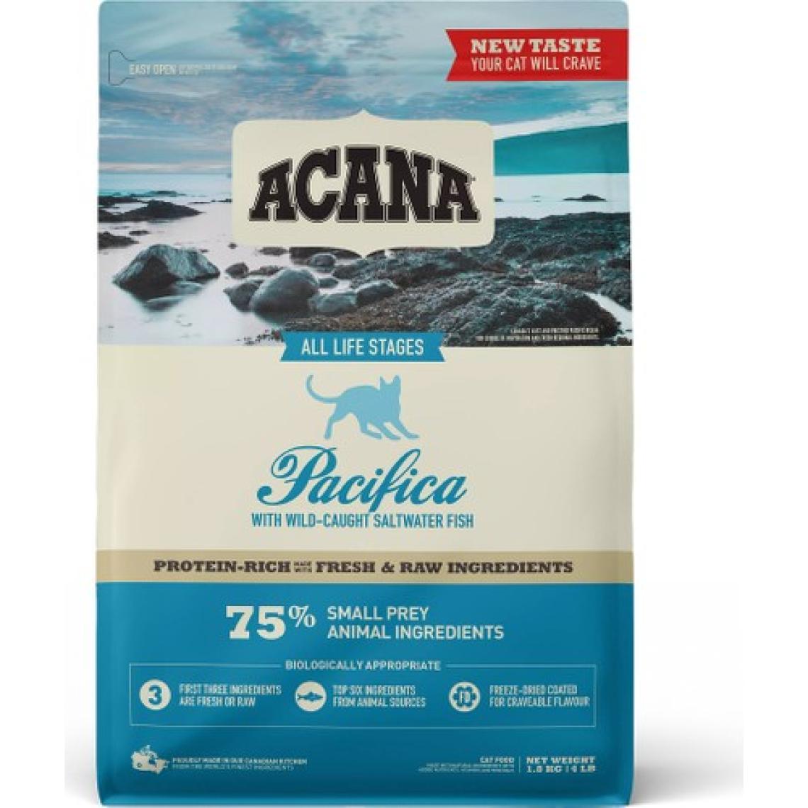 Acana Pacifica Tahılsız Balıklı 1.8 kg Tüm Yaşam Evreleri Yetişkin Kuru Kedi Maması