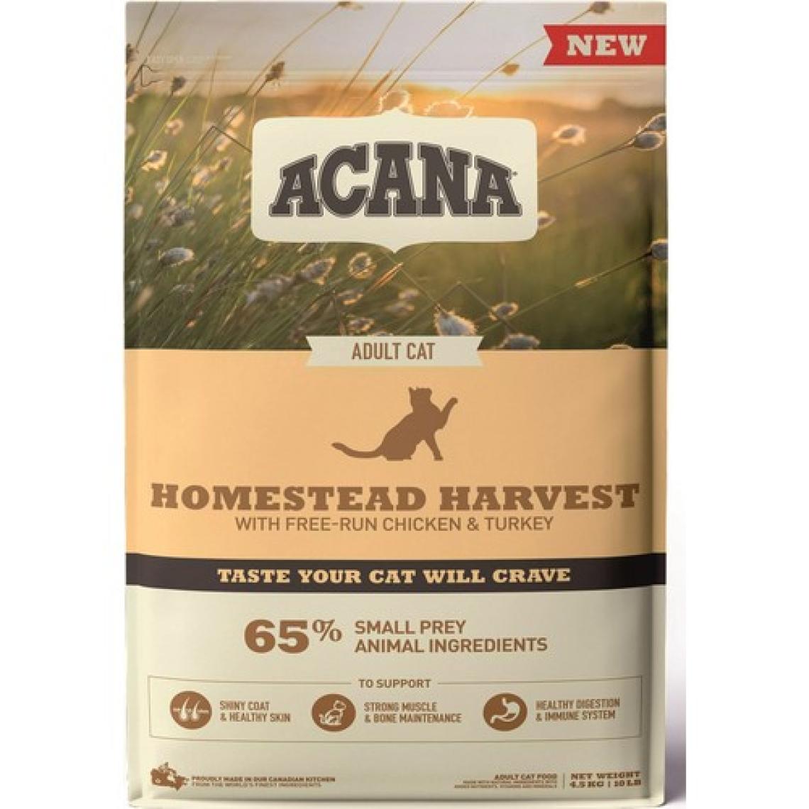Acana Homestead Harvest 4.5 kg Yetişkin Kedi Maması