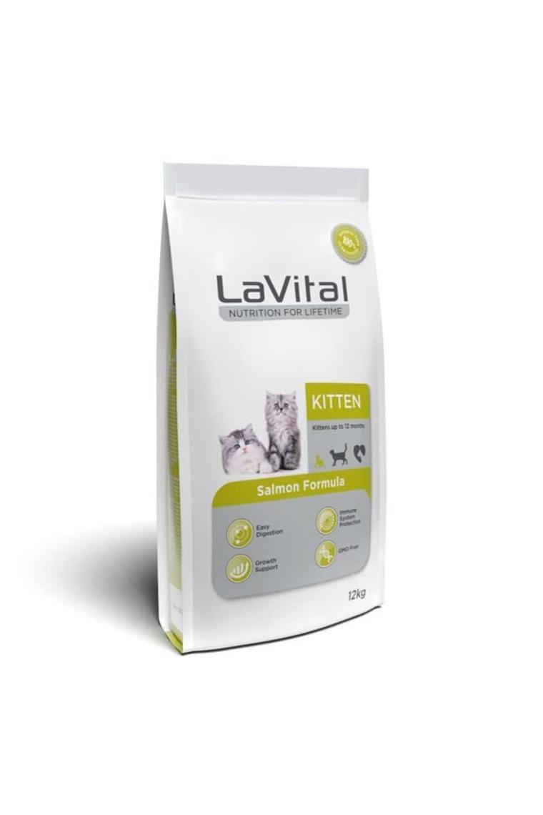 LaVital Kitten Somonlu 12 kg Yavru Kedi Maması