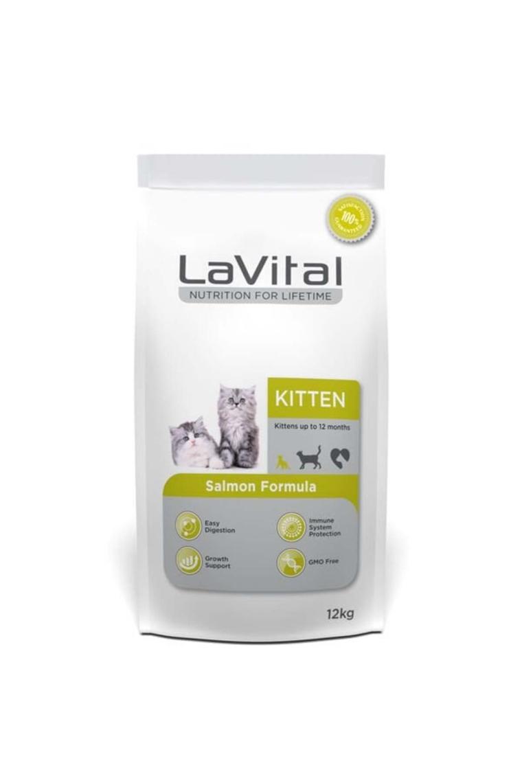 LaVital Kitten Somonlu 12 kg Yavru Kedi Maması