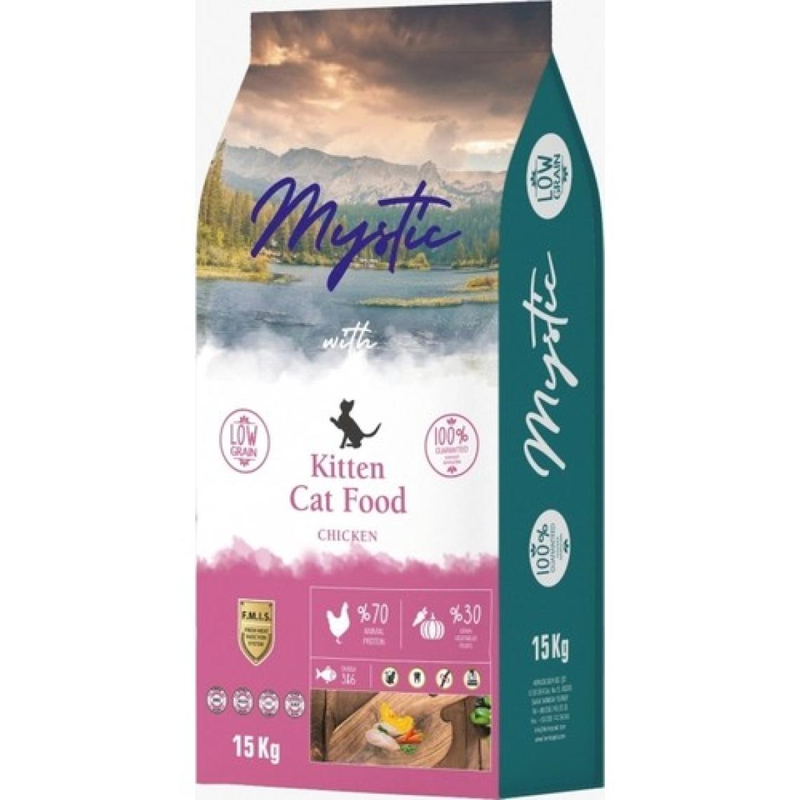 Mystic Az Tahıllı Tavuklu 15 kg Yavru Kuru Kedi Maması
