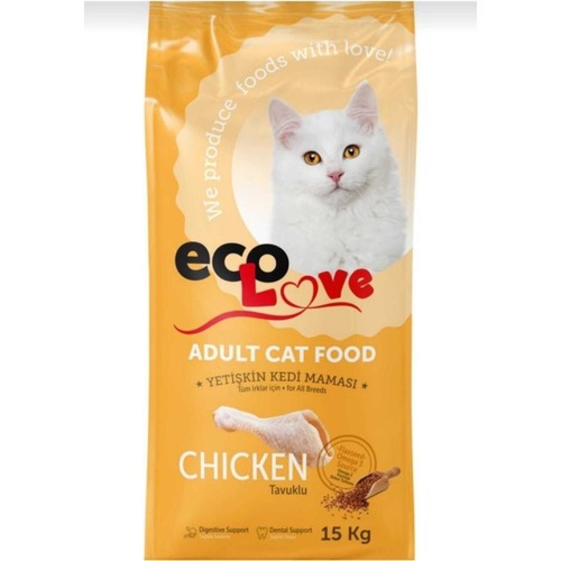 Econature Eco Love Yetişkin Tavuklu Kedi Maması 15 kg