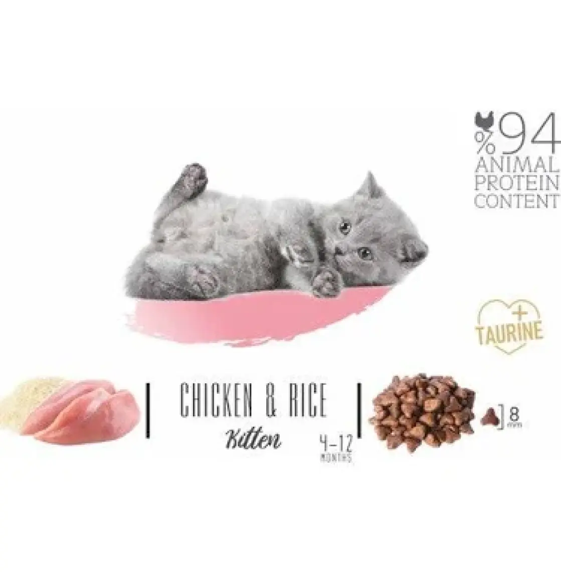 Natura Low Grain Kitten Düşük Tahıllı Tavuklu Pirinçli Yavru Kedi Maması 2,25 kg