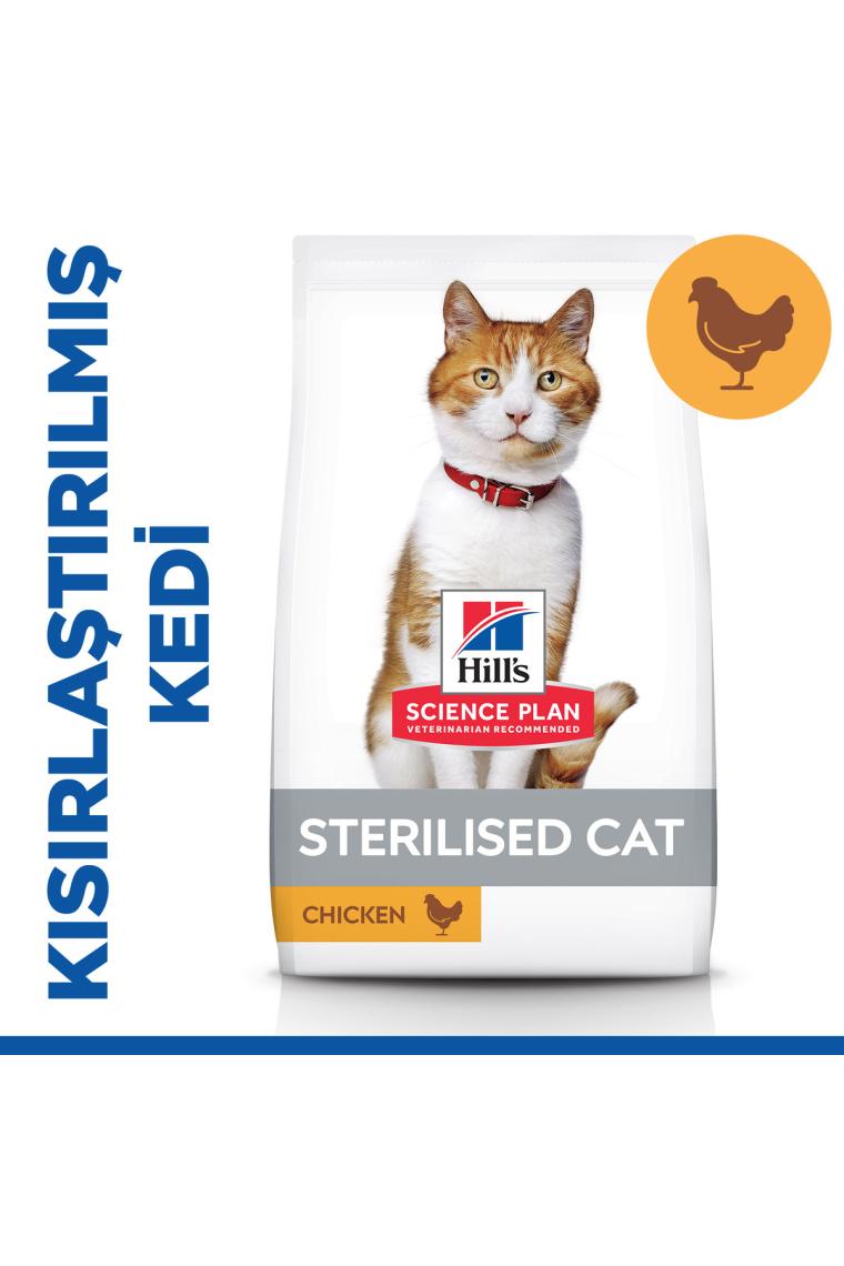 Hill's Science Plan Tavuklu Kısırlaştırılmış Yetişkin Kedi Maması 10 kg
