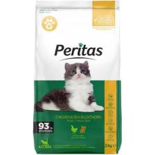 Peritas Tavuk ve Yabani Iğdeli Yavru Kedi Maması 2kg