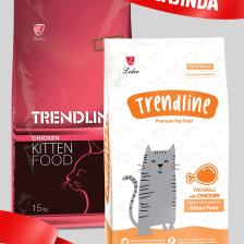 Trendline Kitten Tavuklu Yavru Kedi Maması 1 kg 10 Adet