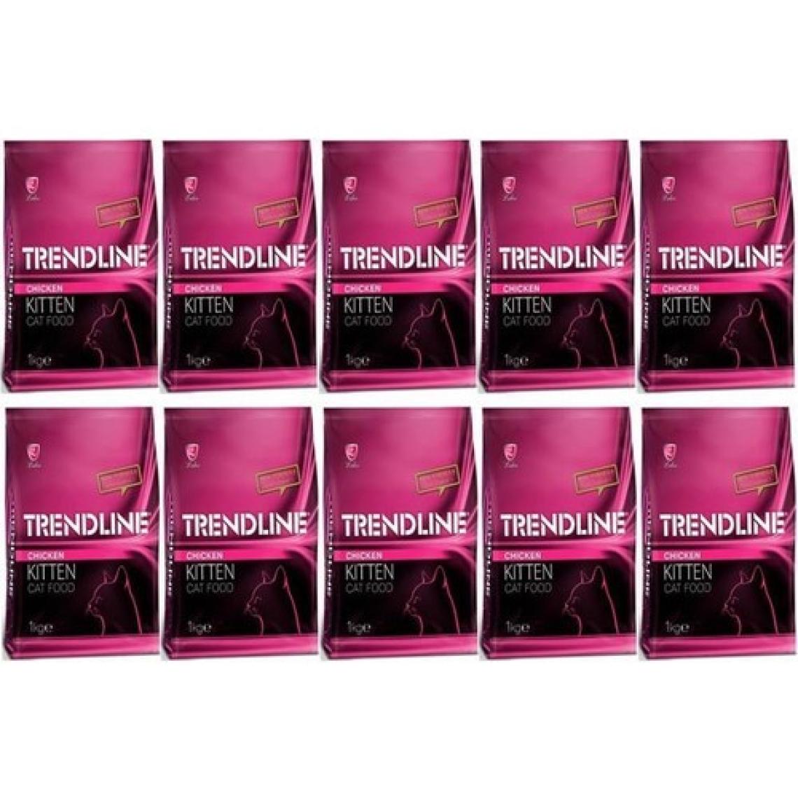 Trendline Kitten Tavuklu Yavru Kedi Maması 1 kg 10 Adet