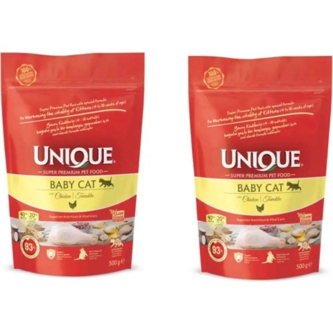 Unique Baby Cat Yavru Kedi Maması Tavuklu 500 gr 2 Adet