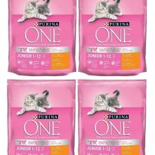 One Tavuklu Yavru Kedi Maması 800 Gr 4 Adet
