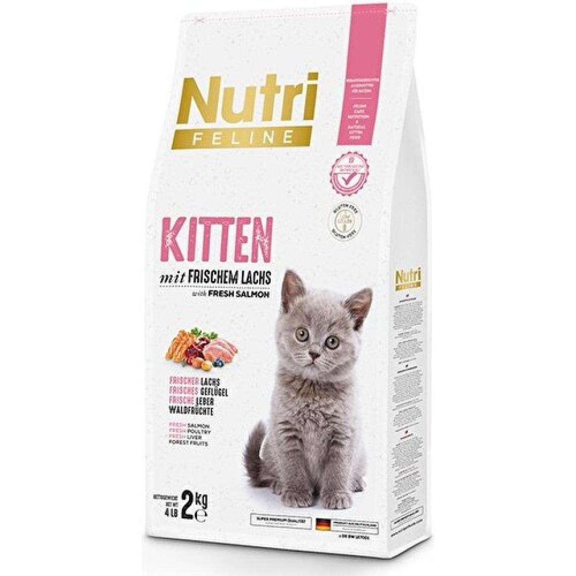 Nutri Feline Kitten Somonlu 2 kg Yavru Kedi Maması