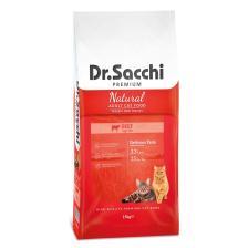 Dr. Sacchi Premium Natural Beef Sığır Etli 15 kg Yetişkin Kedi Maması