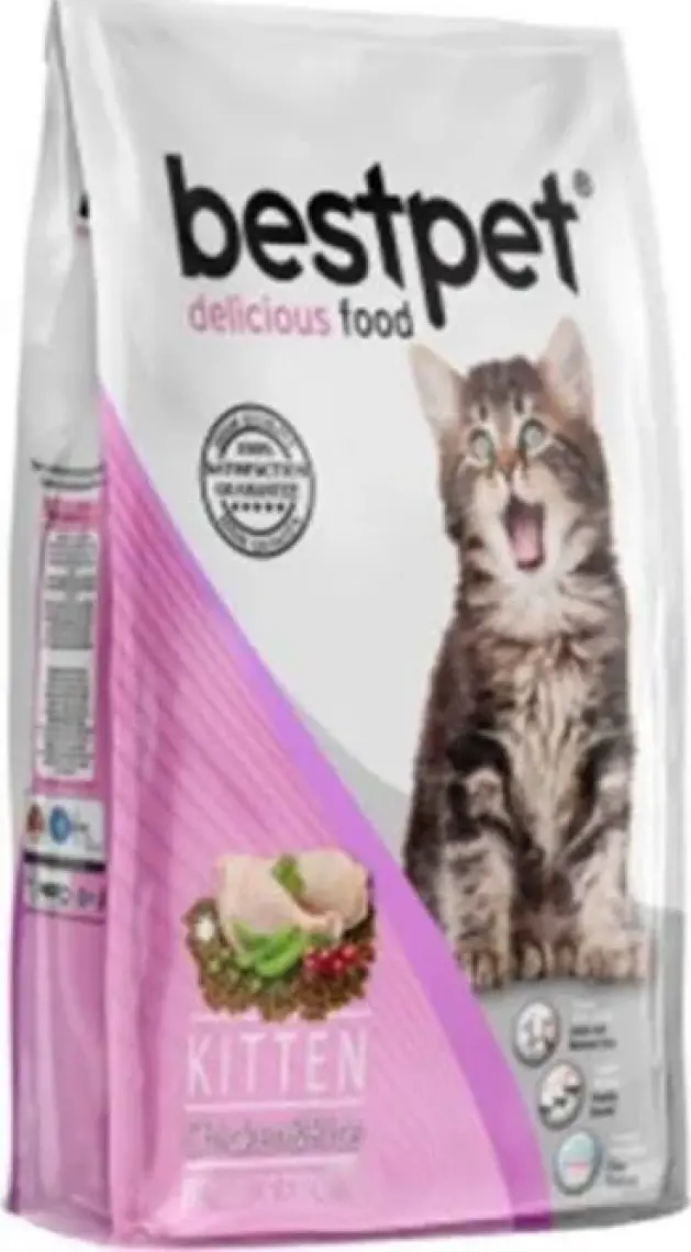 Bestpet  Tavuklu Yavru Kedi Maması 1 kg