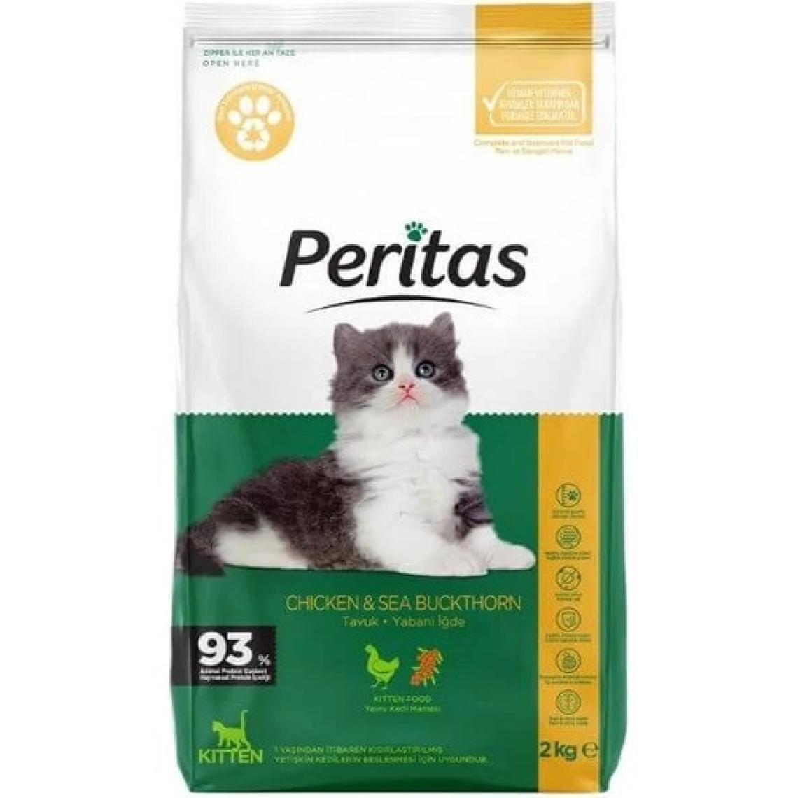 Peritas Tavuk ve Yabani Iğdeli Yavru Kedi Maması 2kg