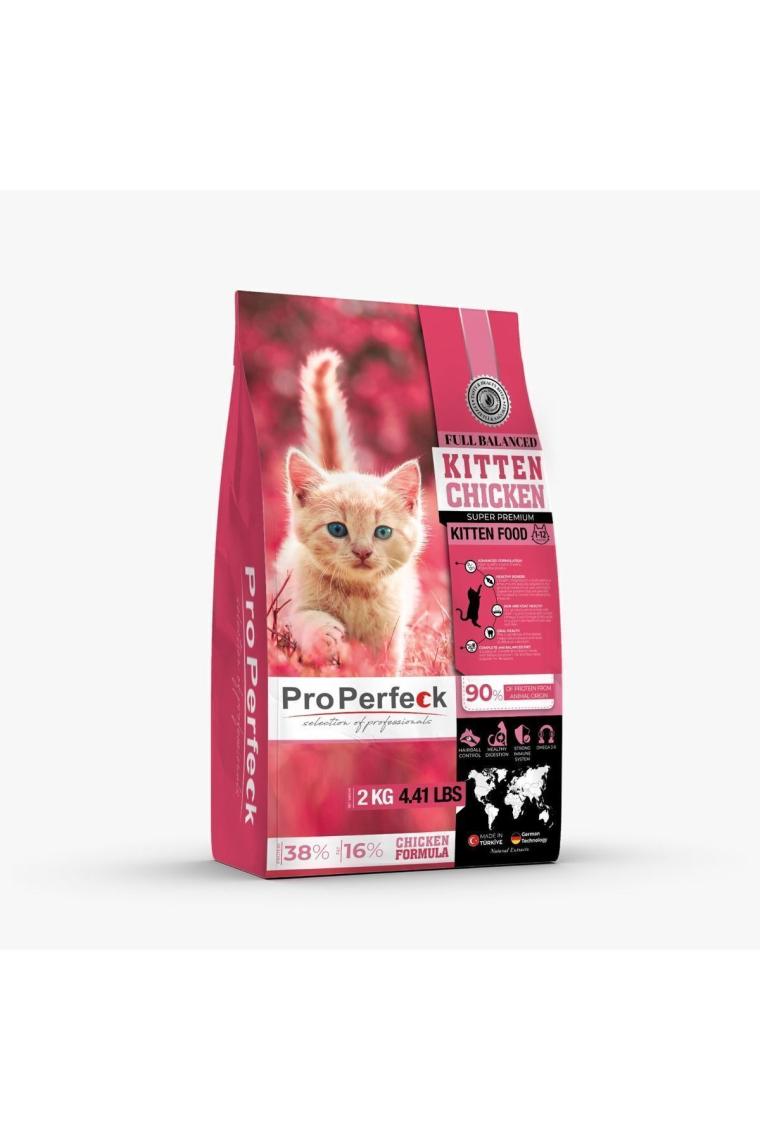 Süper Premium Tavuklu Narlı Havuçlu Yavru Kedi Maması 2 kg