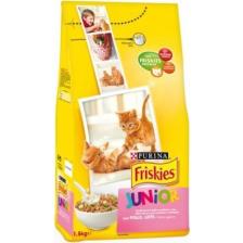 Friskies Junior Tavuk Süt ve Sebzeli Yavru Kedi Maması 1.5 kg x 2 Adet