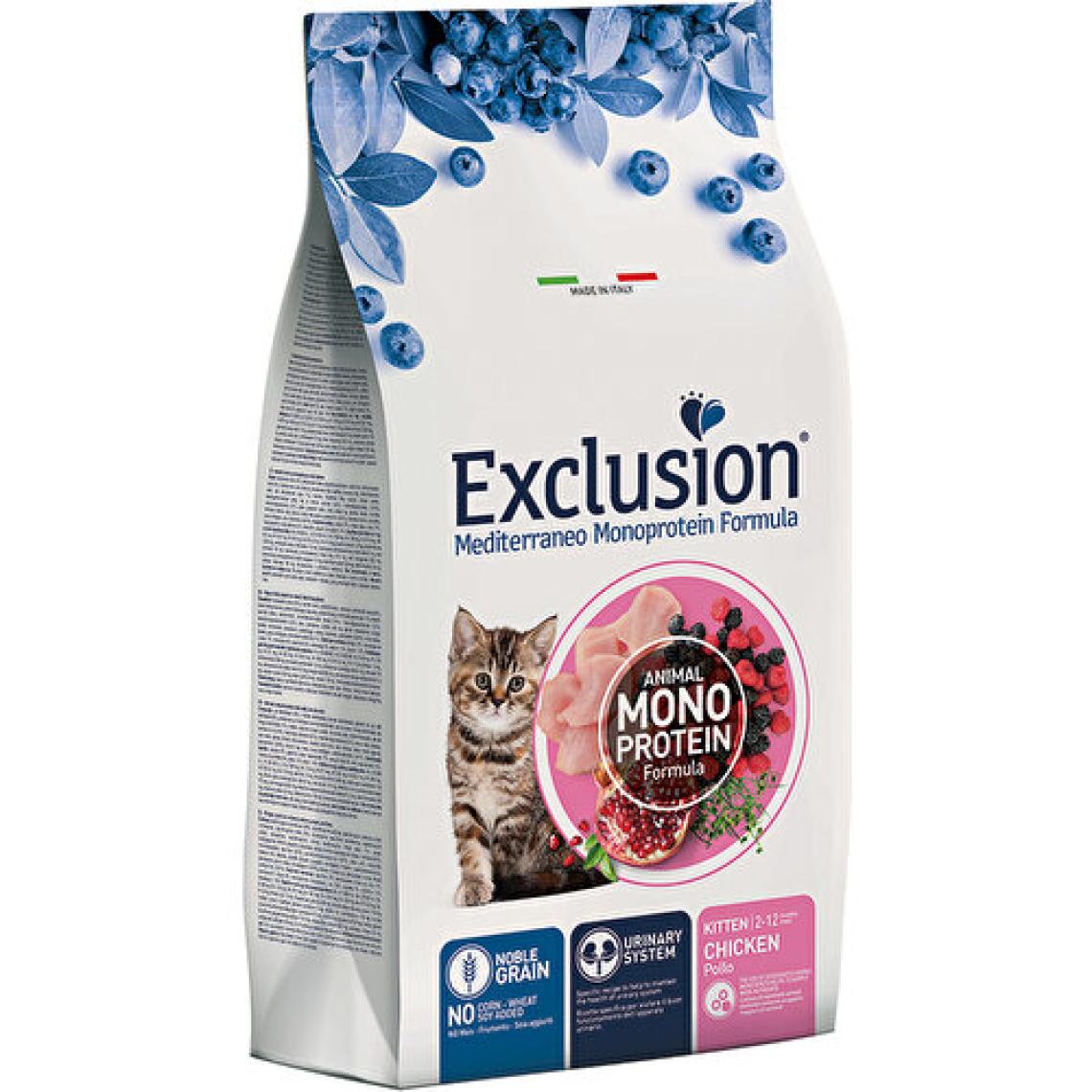 Exclusion Düşük Tahıllı Monoprotein Kitten Tavuklu 1.5 kg Yavru Kedi Maması