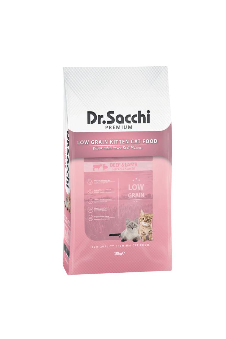 Dr. Sacchi Premium Kitten Düşük Tahıllı 10 kg Yavru Kedi Maması