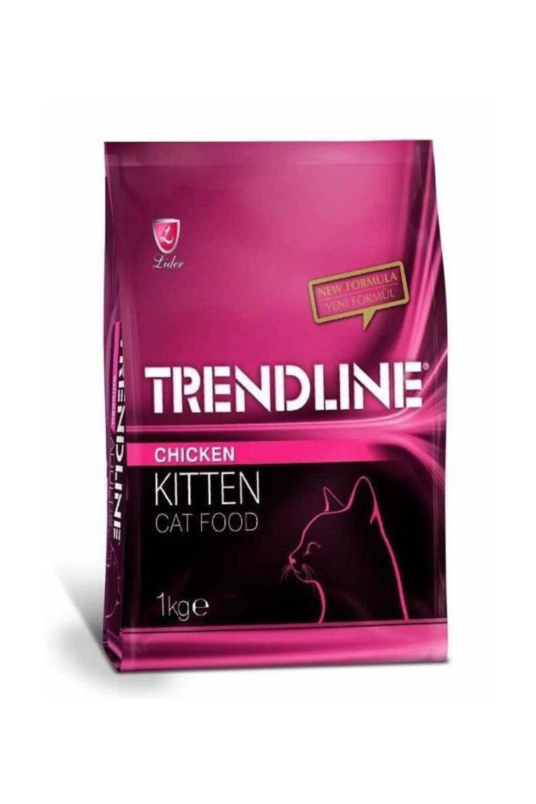 Trendline Kitten Tavuklu 1 kg Yavru Kuru Kedi Maması