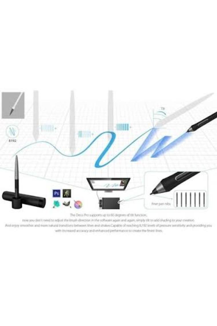 Xp-Pen Deco Pro Medium 15.74X8.94" 8192 Basınç Kalemli Grafik Tablet