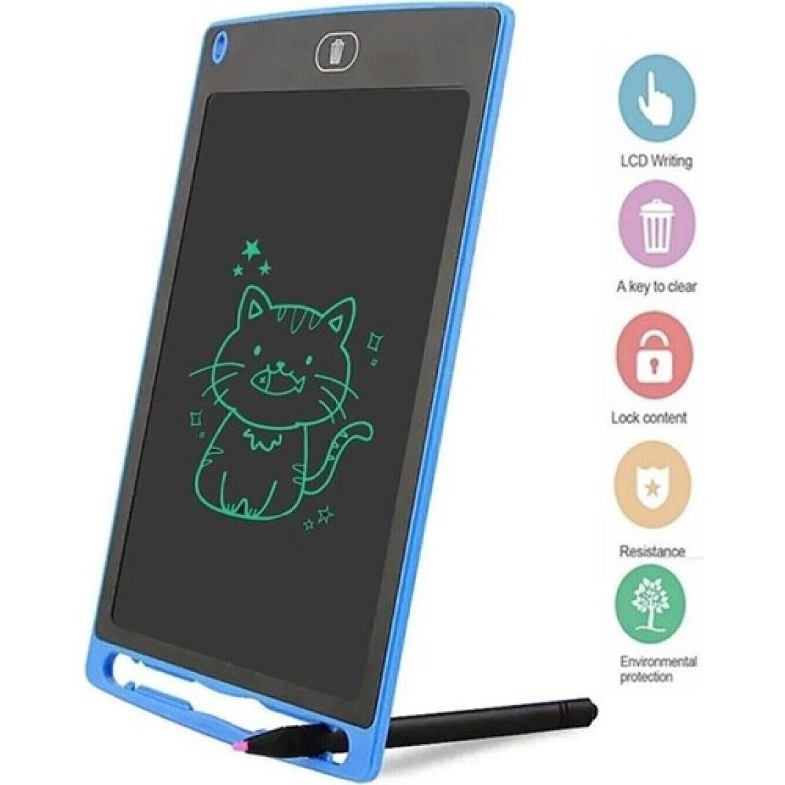 Lisa Butik 12" Büyük Boy Dijital Çocuk Yazı Tahtası Grafik Çizim Tableti LCD 12" Inc Ekran