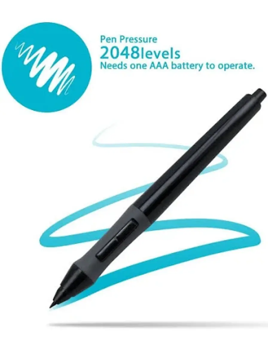 Huion 420 Grafik Tablet Çizim Tableti 4X2.23-İnc Siyah