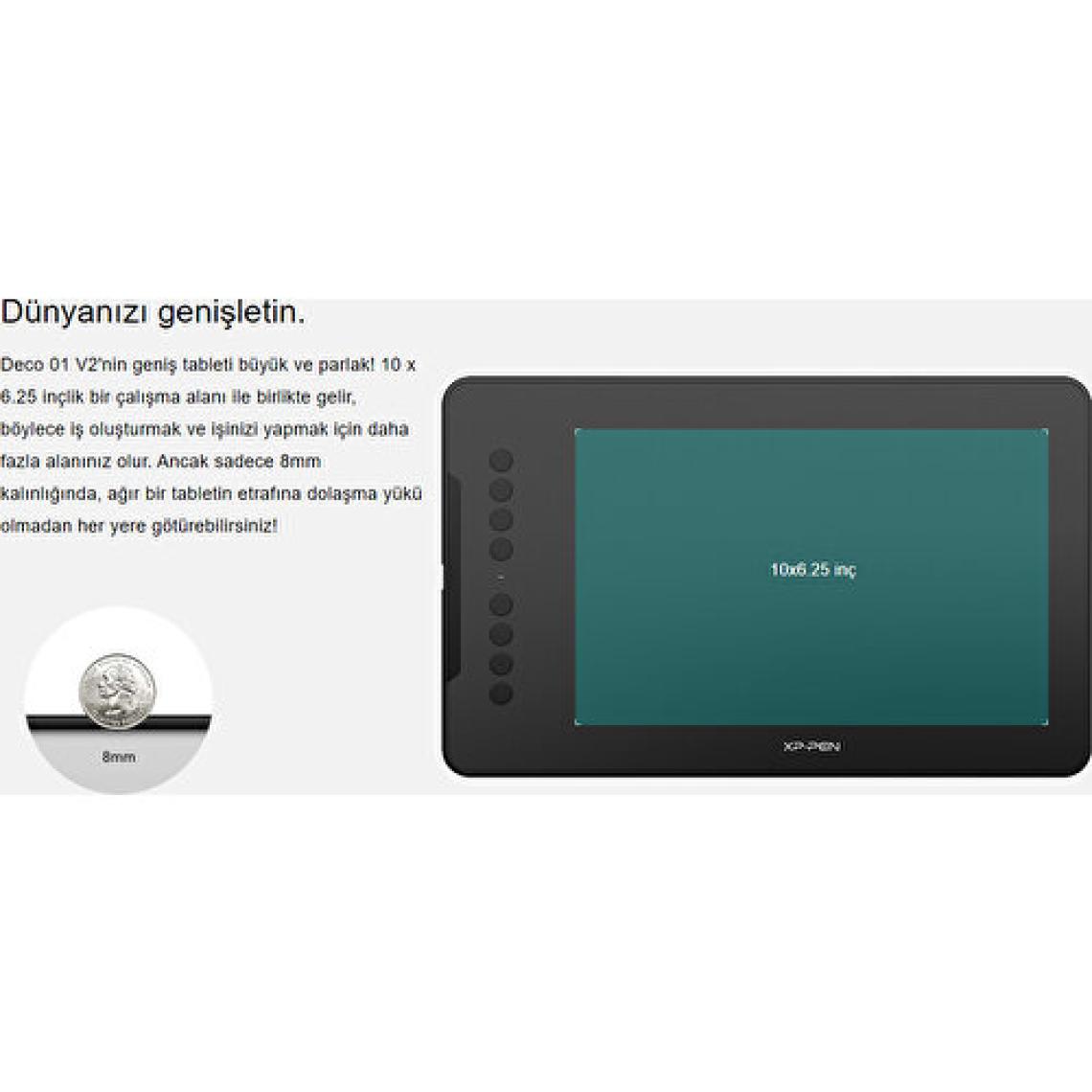 XP-Pen Deco 01 V2 Grafik Tablet