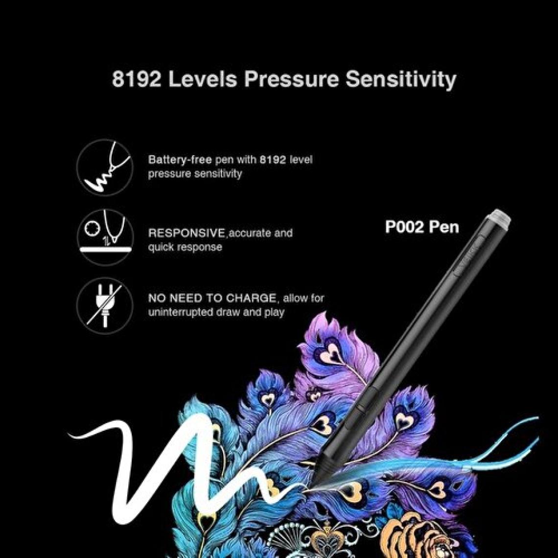 Veikk A15 Pro 8192 Levels Zoom Uyumlu 5080LPI Grafik Tablet+Kalem