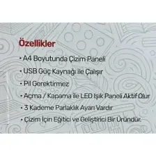 Starcom A4-D1 Kopyalama Renkli Çizim Tableti
