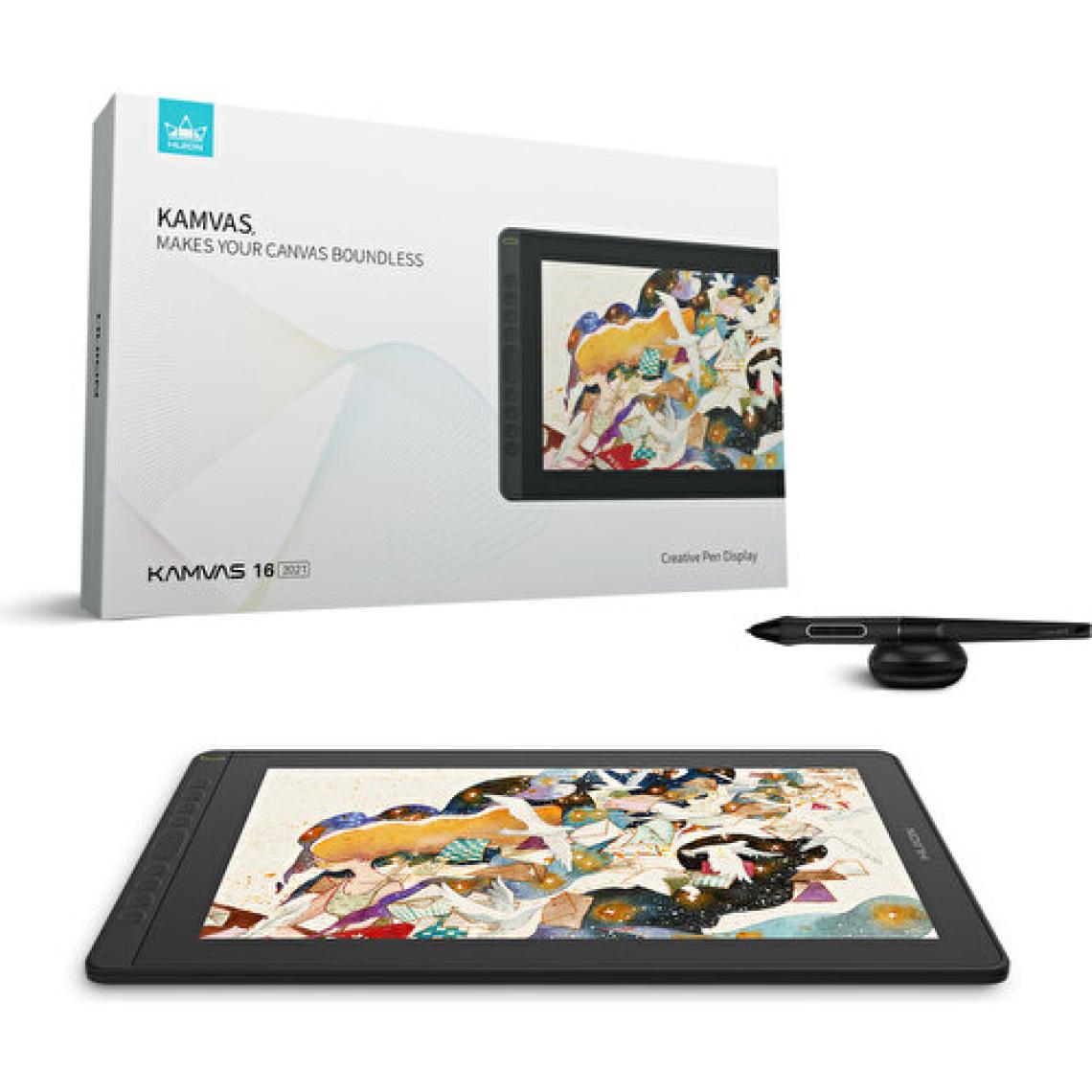 Huion 15.6" Kamvas 16 8192 Kad. 10 Tuş 5080LPI LCD Grafik Tablet