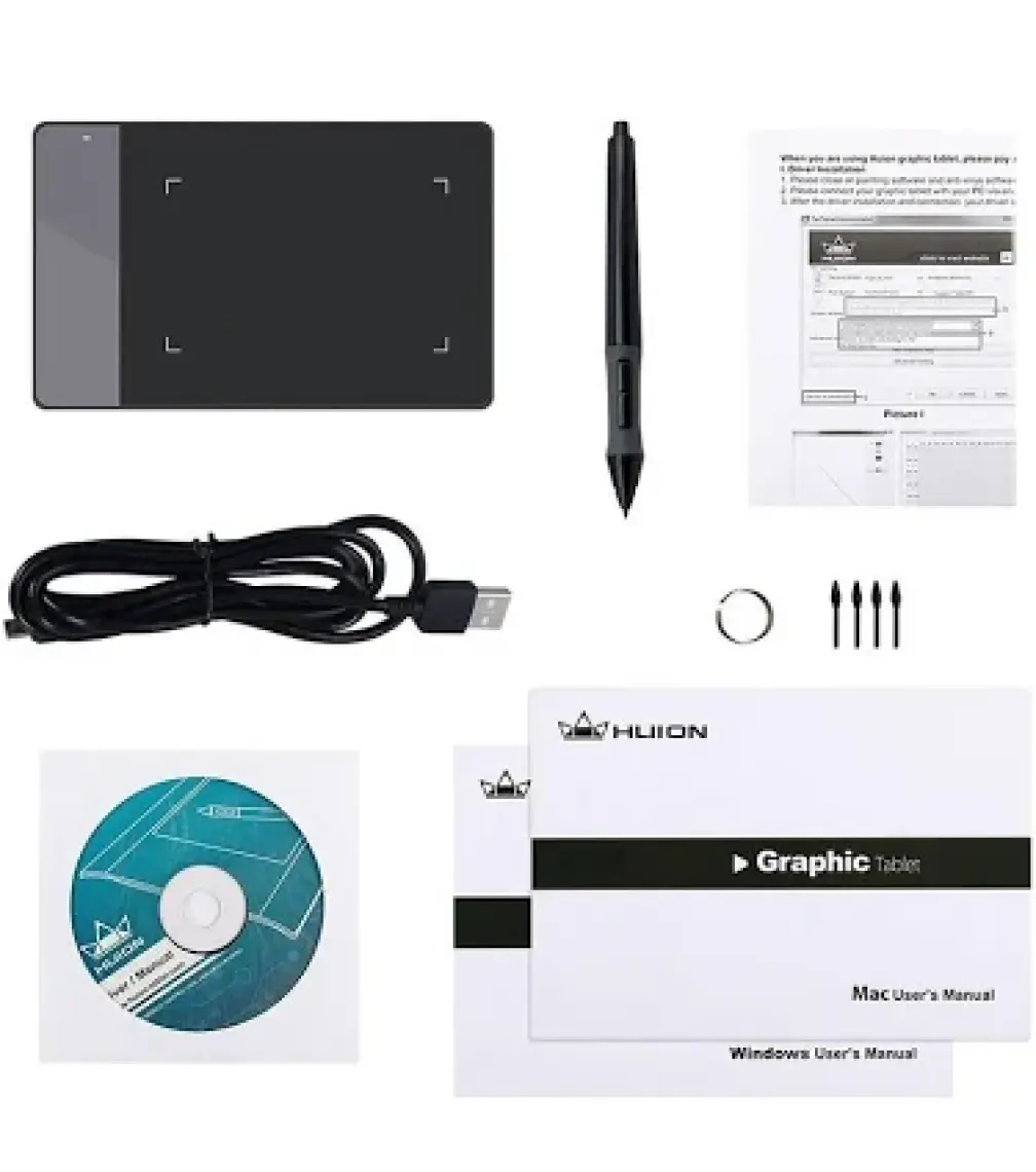Huion Inspiroy H430P OSU Grafik Çizim Tableti