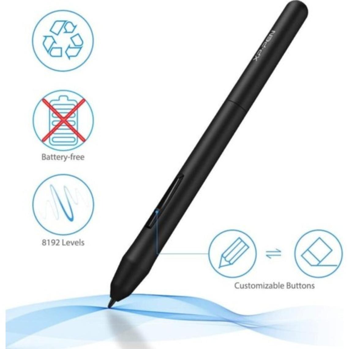 XP-Pen G640 Star Grafik Tablet – 9,9 x 8,5 inç Aktif Alan, 8192 Basınç Seviyesi, USB Bağlantı, Windows ve Mac Uyumlu
