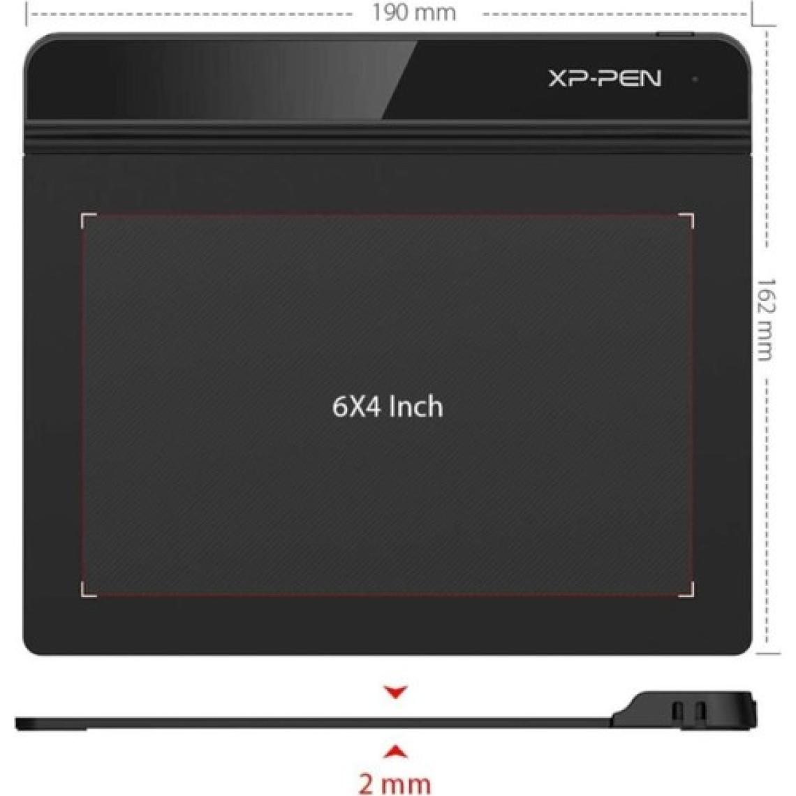 XP-Pen G640 Star Grafik Tablet – 9,9 x 8,5 inç Aktif Alan, 8192 Basınç Seviyesi, USB Bağlantı, Windows ve Mac Uyumlu