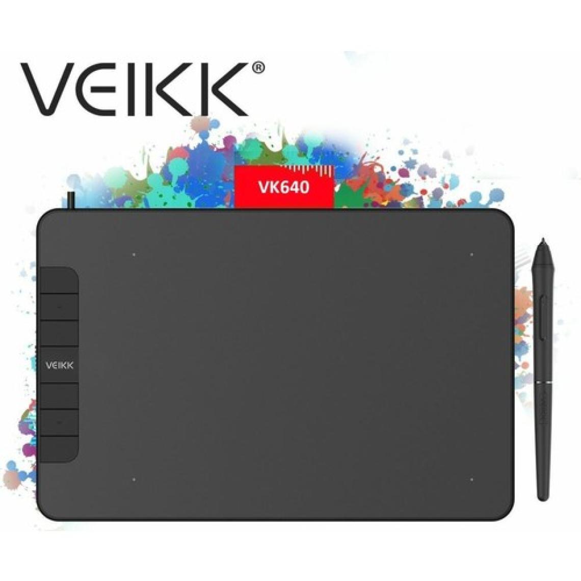 Veikk VK640 6 x 4" 6 Kısayol Tuşlu Grafik Tablet + Kalem