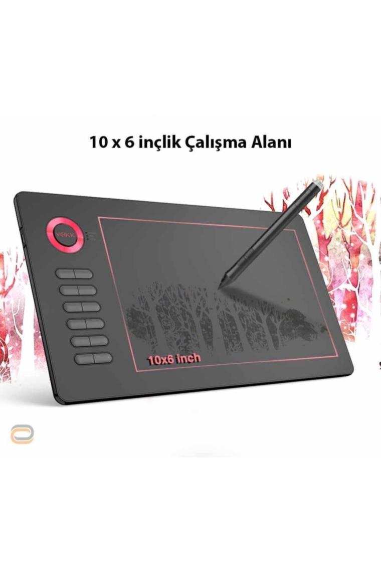Veikk A15 8192 Levels Zoom Uyumlu 5080LPI Grafik Tablet+Kalem