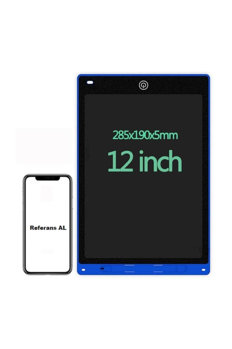 Şıktek 12&quot; Renkli Dijital Yazı Tahtası 12 Inc Grafik Tablet Dijital Not Tahtası Yaz-Sil Dijital Not Tahtası
