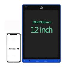 Şıktek 12&quot; Renkli Dijital Yazı Tahtası 12 Inc Grafik Tablet Dijital Not Tahtası Yaz-Sil Dijital Not Tahtası