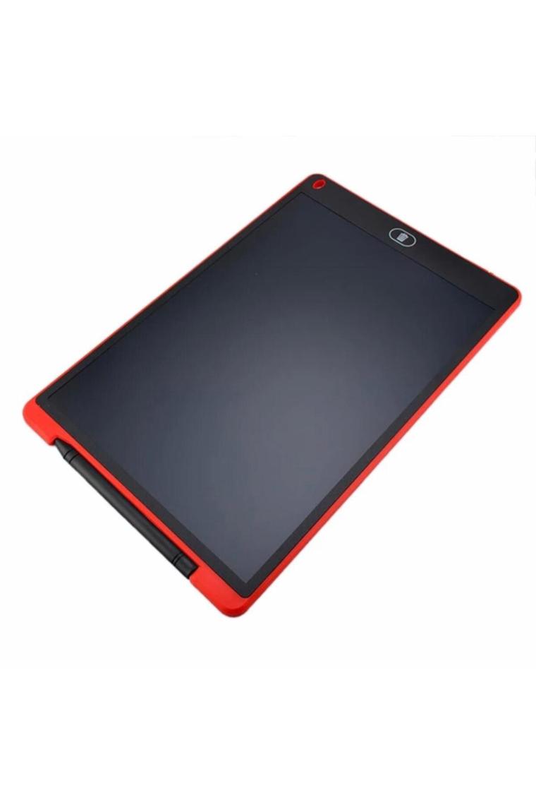 Canderel Dijital Kalemli Çizim Yazı Tahtası Not Yazma Eğitim Tableti Writing Tablet 8,5 Inç Kırmızı