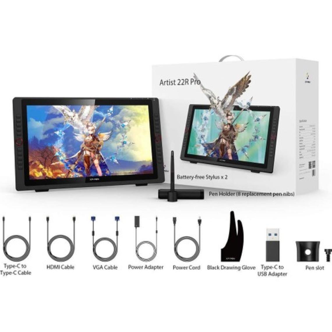 Xp-Pen 22R Pro Çizim Monitörü 21,5 Inç Kalem Ekran Grafik Monitörü IPS Monitörü