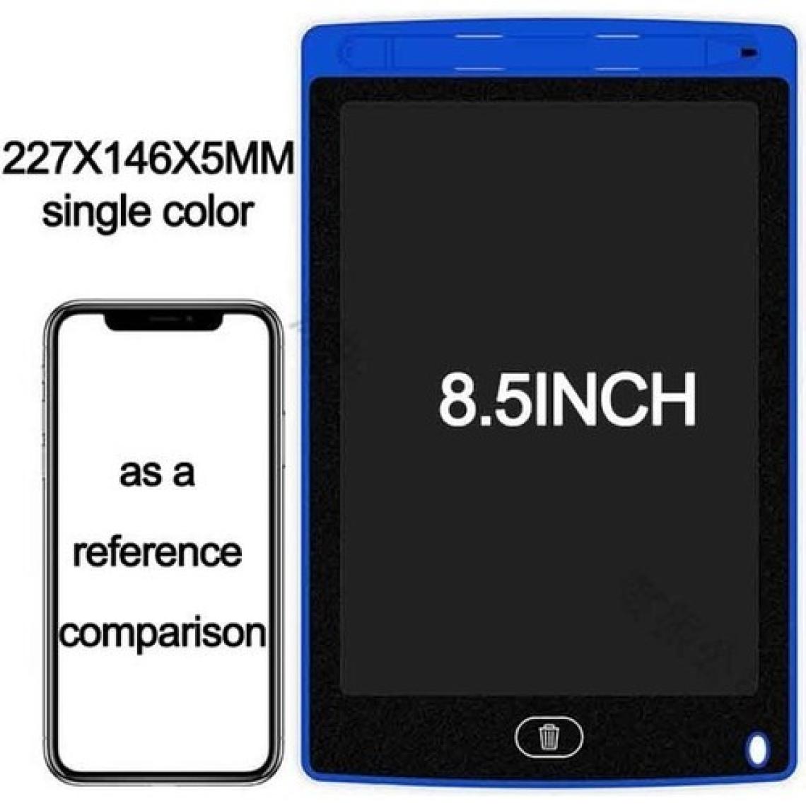 Bizimevde 8"5 Çocuk ve Yetişkinler Için LCD Yazı ve Resim Çizim Tablet ve Kalemi
