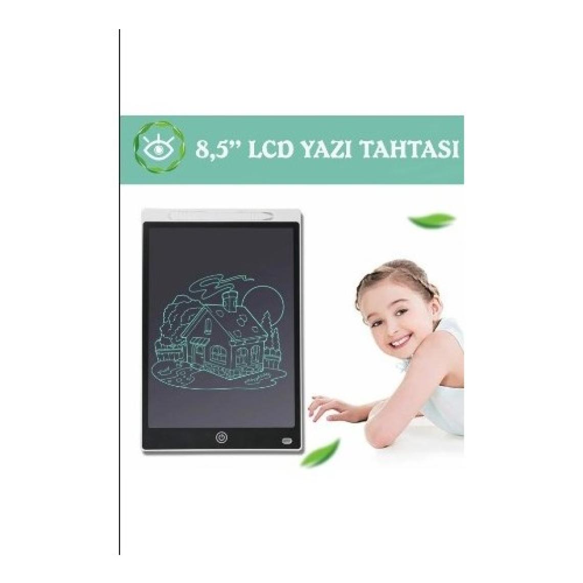 Slipt Writing Tablet 8.5 Inç LCD  Dijital Kalemli Çizim Yazı Tahtası Grafik Not Yazma Eğitim Tableti  CK97