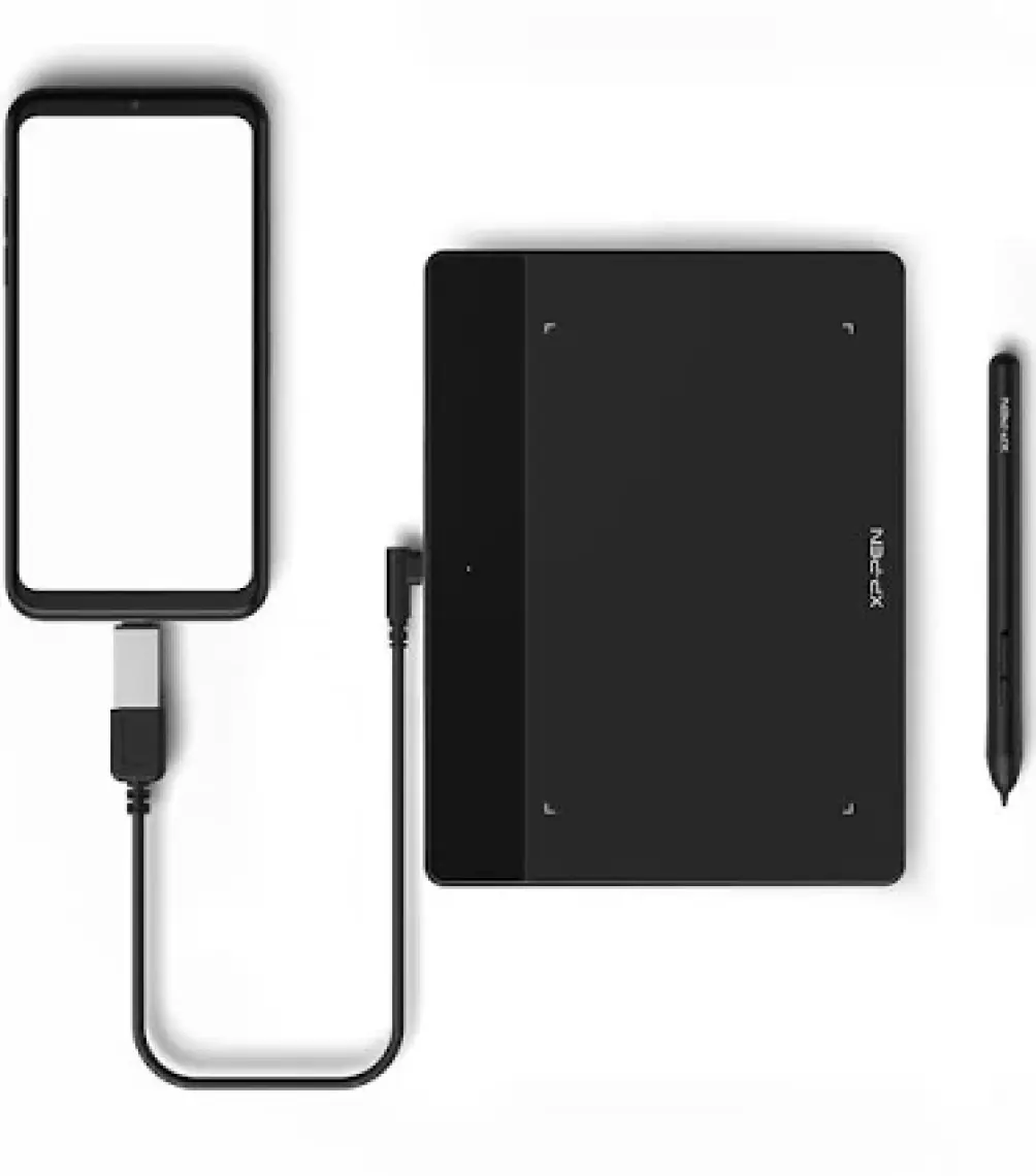 XP-Pen Deco Fun XS Grafik Tablet – 8192 Seviye Basınç Hassasiyetli Pilsiz Kalem, Android, Mac, Windows, Linux ve Chrome OS Uyumlu