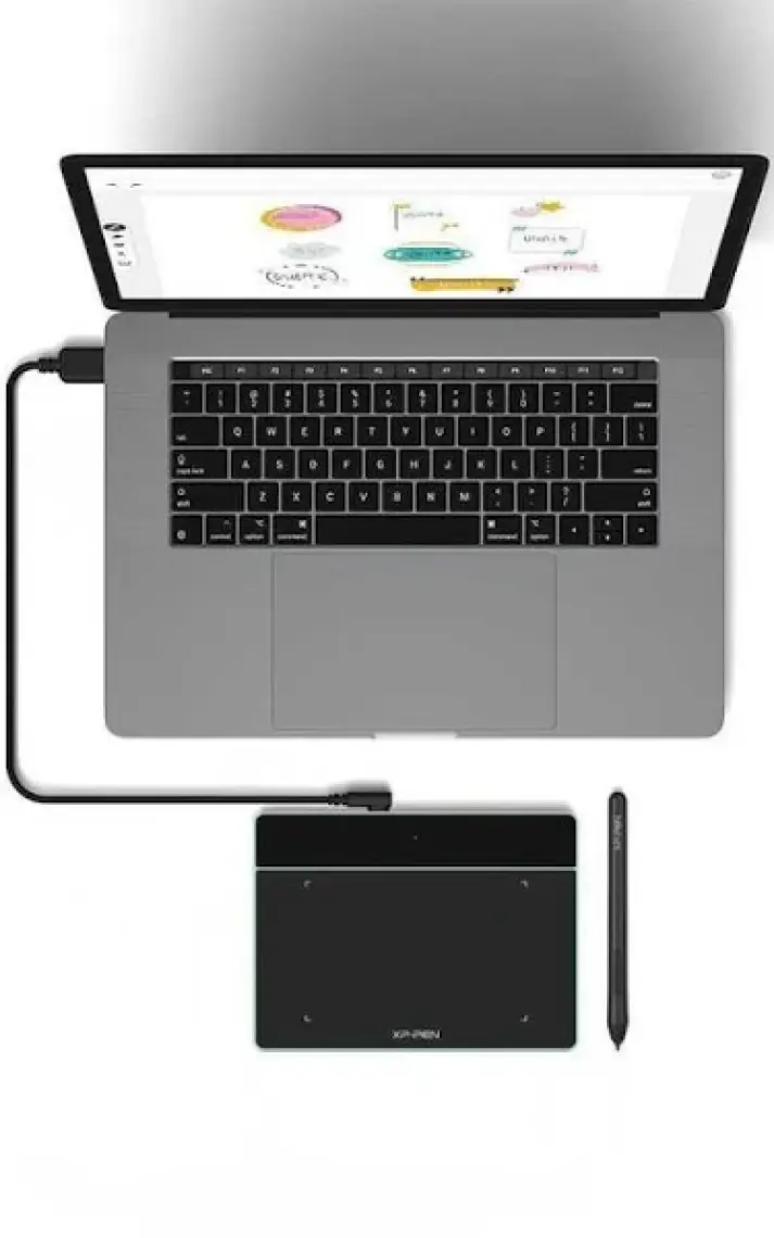 XP-Pen Deco Fun XS Grafik Tablet – 8192 Seviye Basınç Hassasiyetli Pilsiz Kalem, Android, Mac, Windows, Linux ve Chrome OS Uyumlu