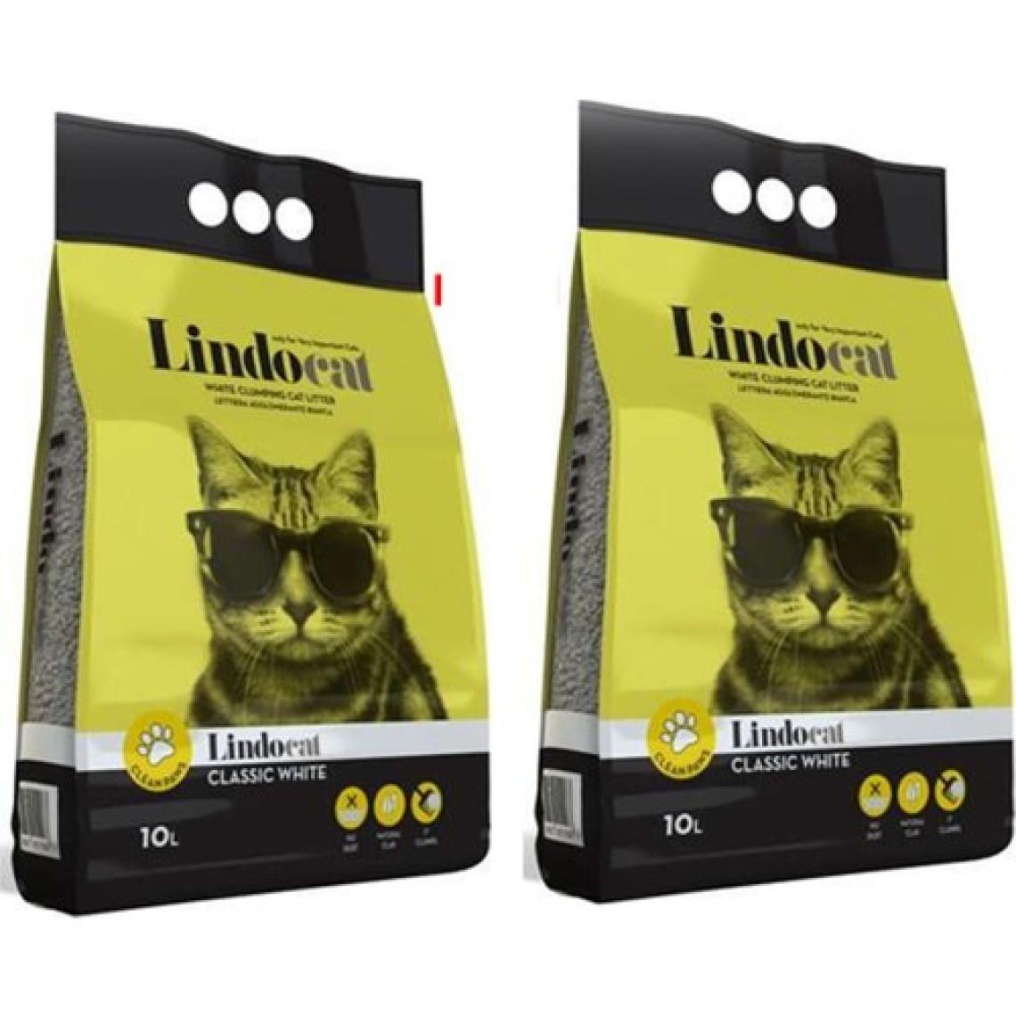 Lindo Cat Kokusuz Kalın Taneli Kedi Kumu 10 Lt x 2 Adet