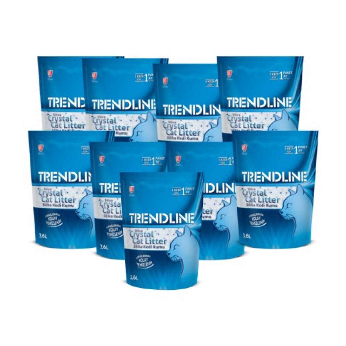 Trendline Silika Kristal Kedi Kumu 3,6L x 9 adet
