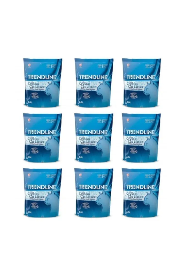 Trendline Silika Kristal Kedi Kumu 3,6L x 9 adet