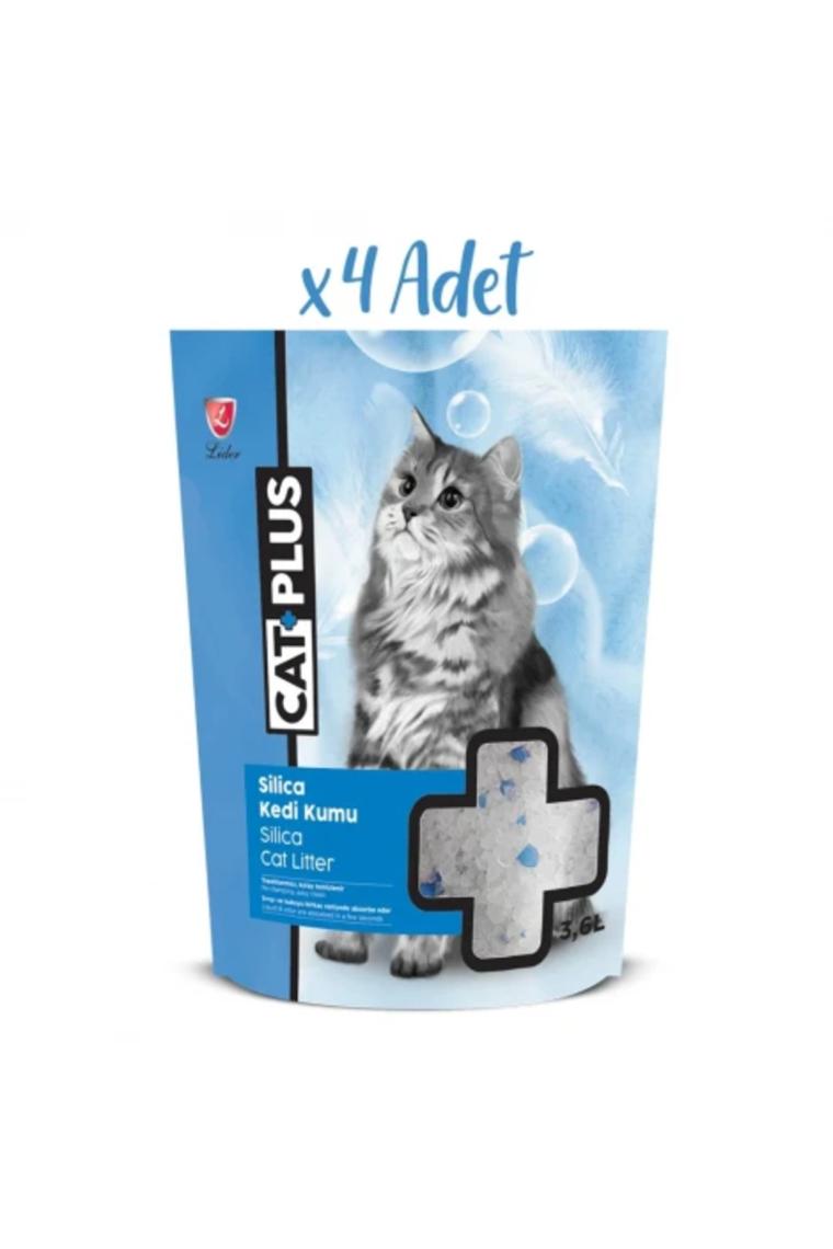 Catplus Kristal Kedi Kumu 3,6 Lt x 4 Adet